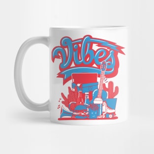 Vibes Siren Red Sneaker Art Mug